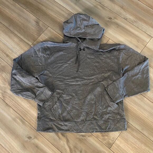 ‎Under Armour Dark Grey Athletic Workout Hoodie Men Medium - Picture 1 of 4